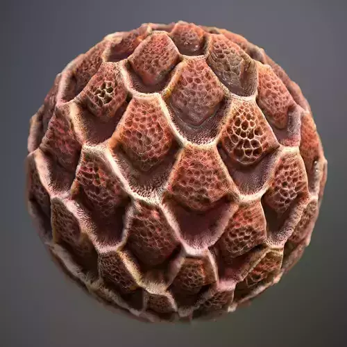 Material Skin Alien 9 Seamless PBR Texture Texture