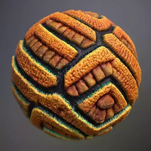 Material Skin Alien 4 Seamless PBR Texture Texture