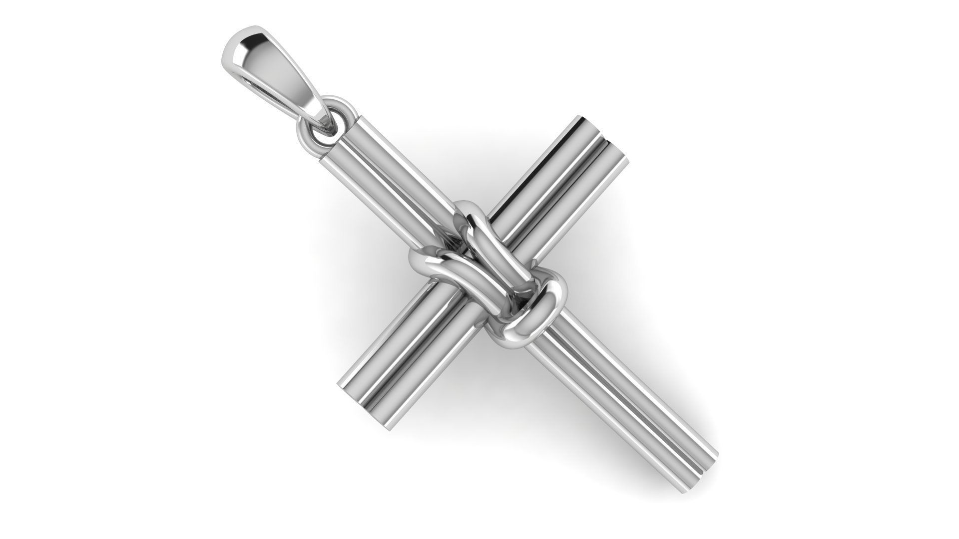 CROSS PENDANT CR175 3D print model_1