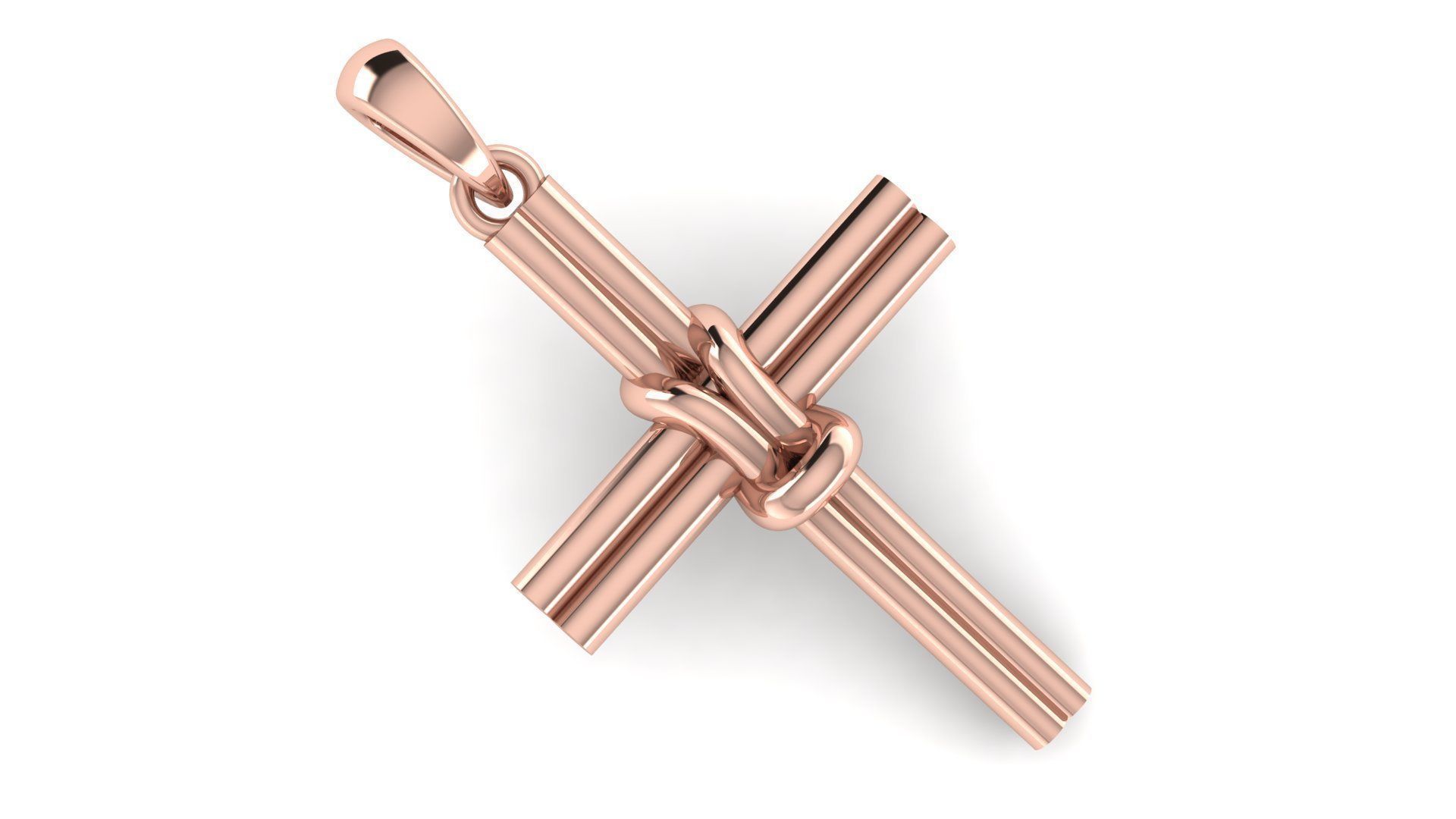 CROSS PENDANT CR175 3D print model_2