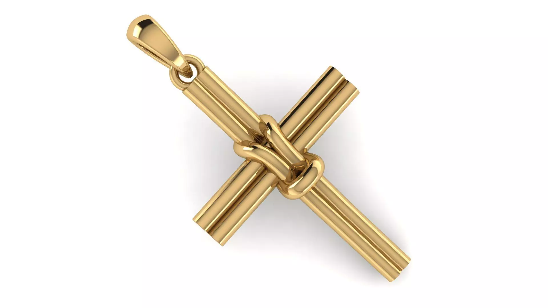 CROSS PENDANT CR175 3D print model_0