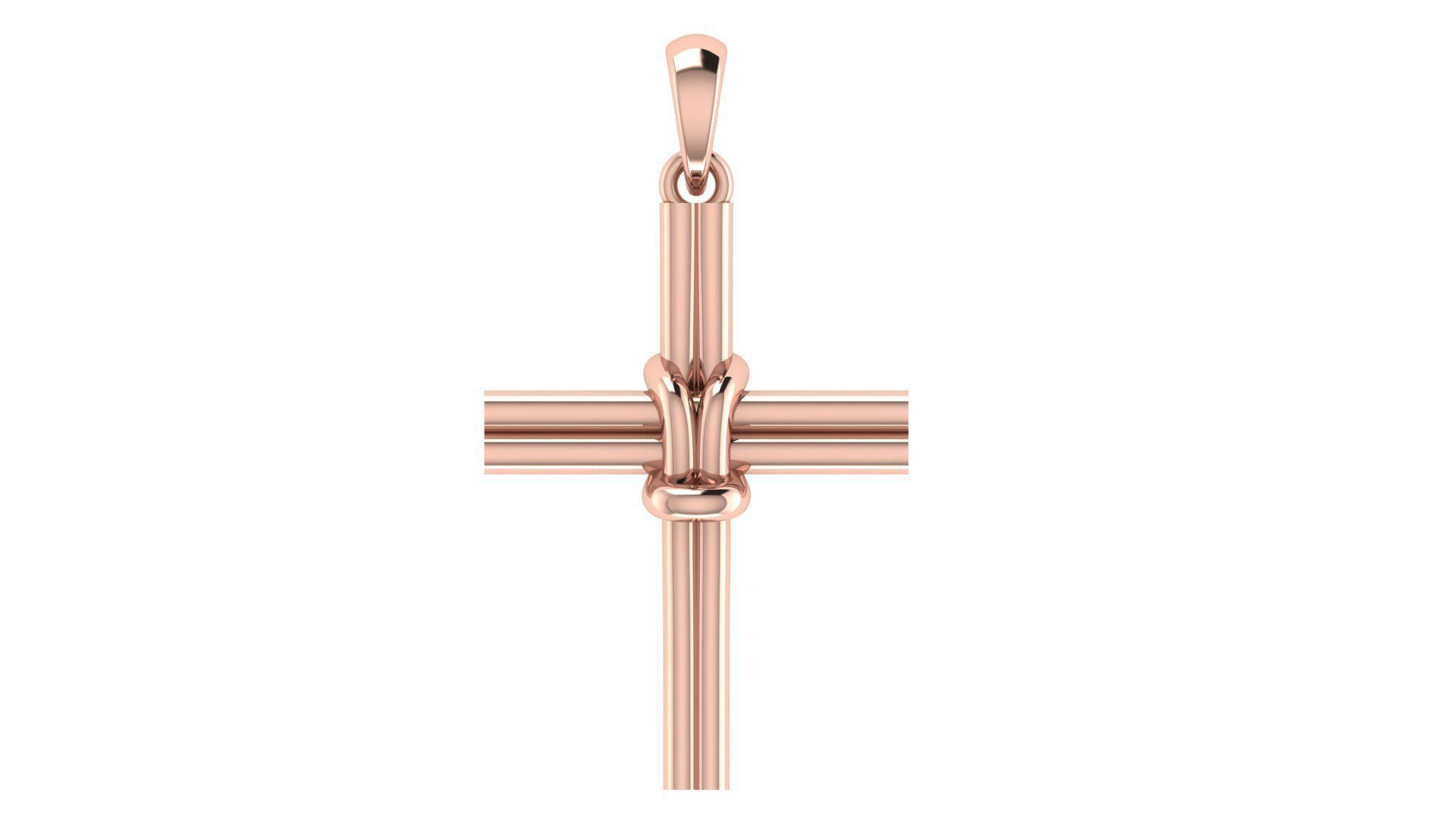 CROSS PENDANT CR175 3D print model_3