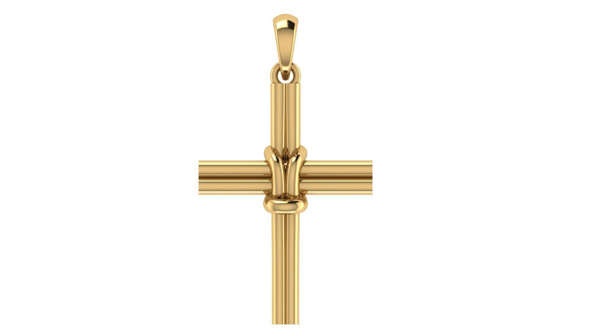 CROSS PENDANT CR175 3D print model_5
