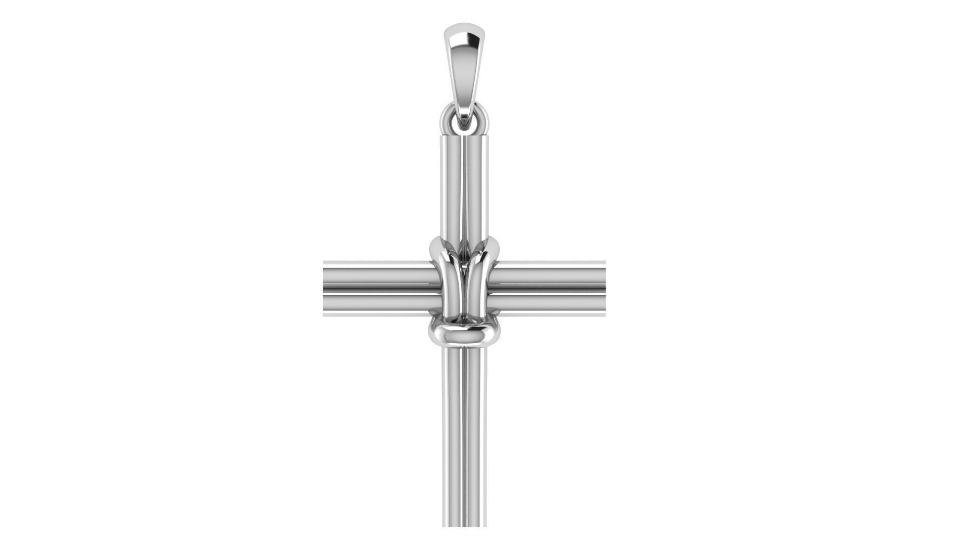 CROSS PENDANT CR175 3D print model_4