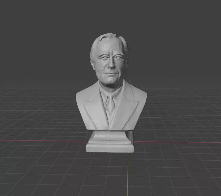 Franklin Delano Roosevelt 3D print model