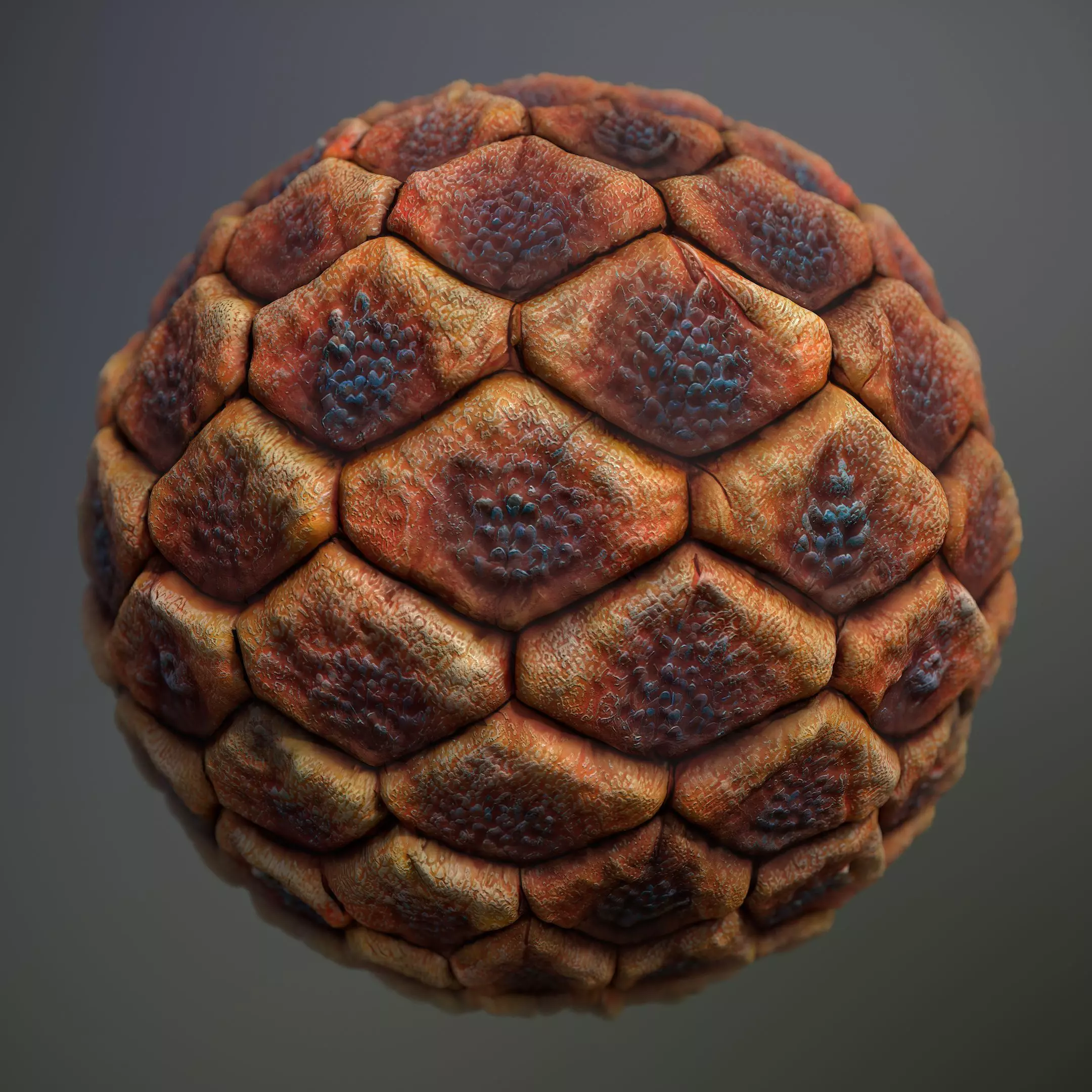 Material Skin Alien 28 Seamless PBR Texture Texture