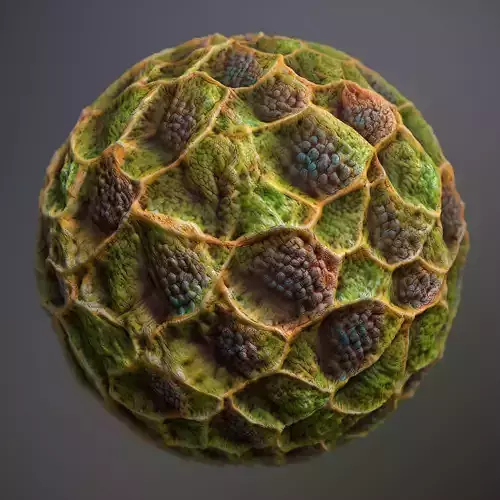 Material Skin Alien 25 Seamless PBR Texture Texture