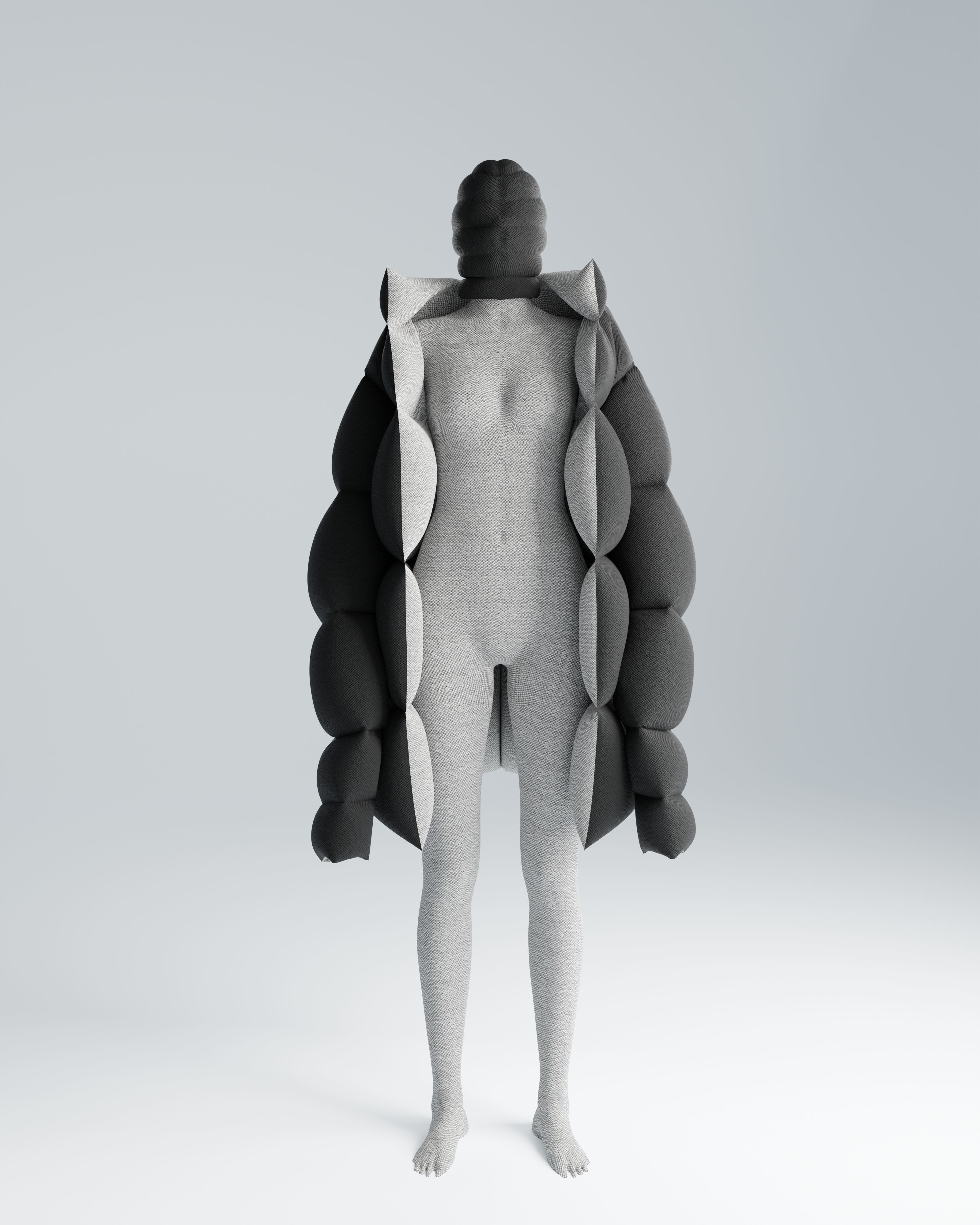 Puffer Jacket 3D model_3