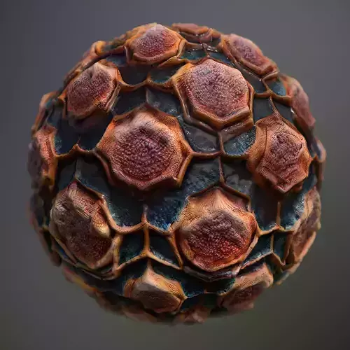 Material Skin Alien 20 Seamless PBR Texture Texture