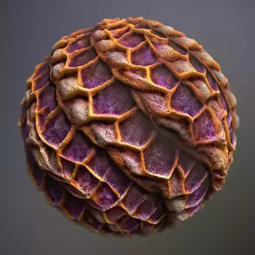 Material Skin Alien 2 Seamless PBR Texture Texture