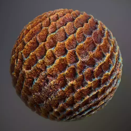 Material Skin Alien 19 Seamless PBR Texture Texture