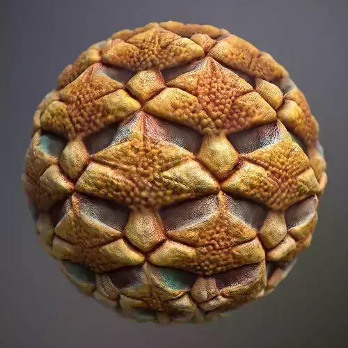 Material Skin Alien 17 Seamless PBR Texture Texture