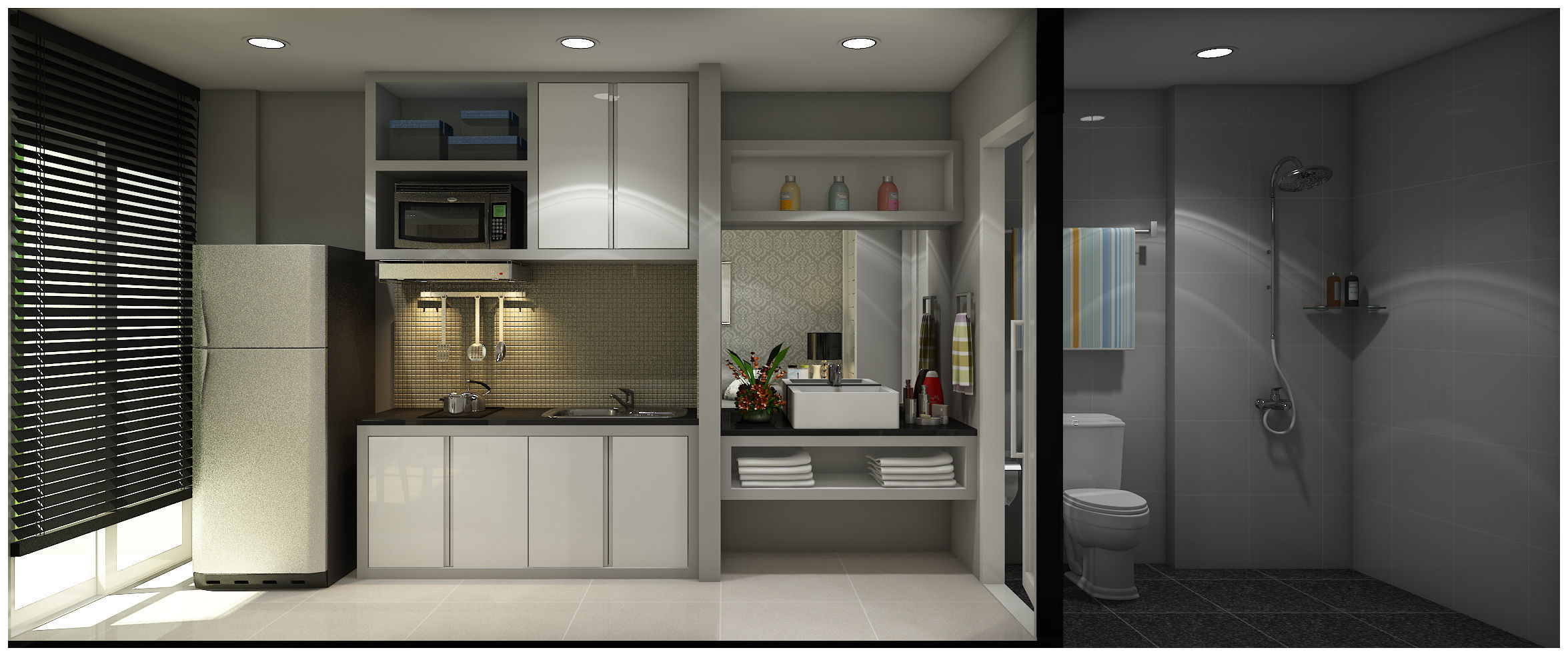 condominium suite 3D model_3