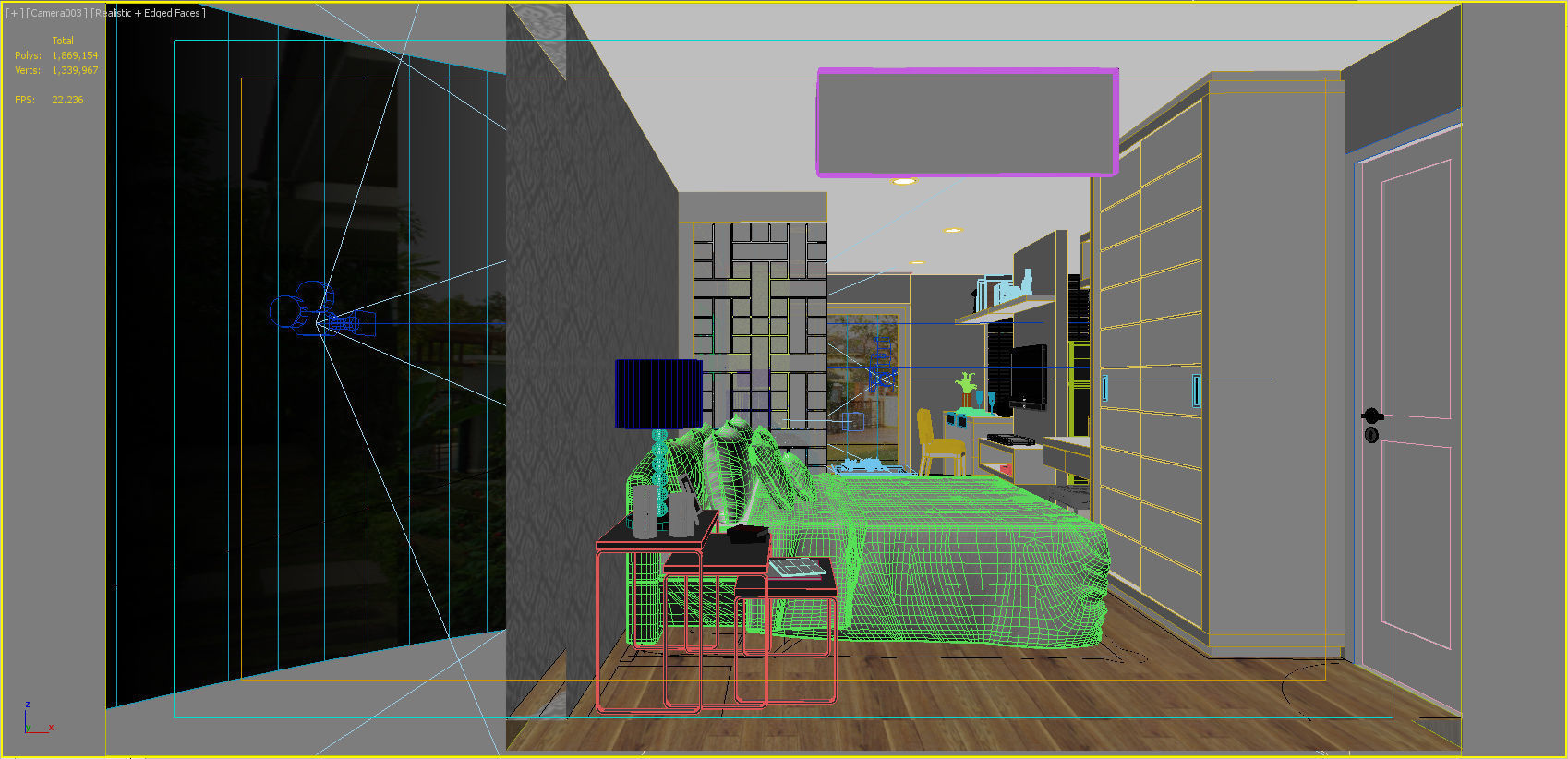 condominium suite 3D model_7
