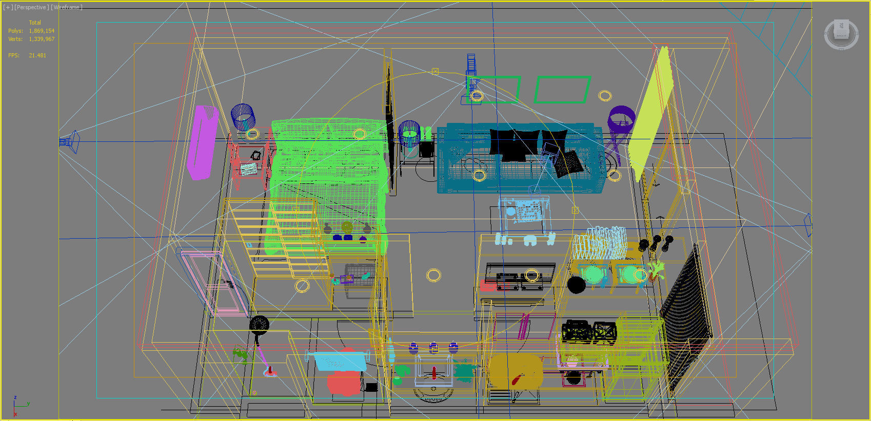 condominium suite 3D model_11