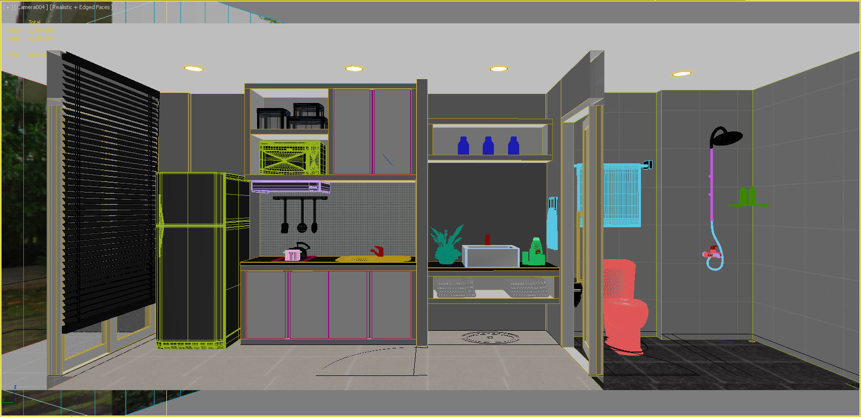 condominium suite 3D model_8