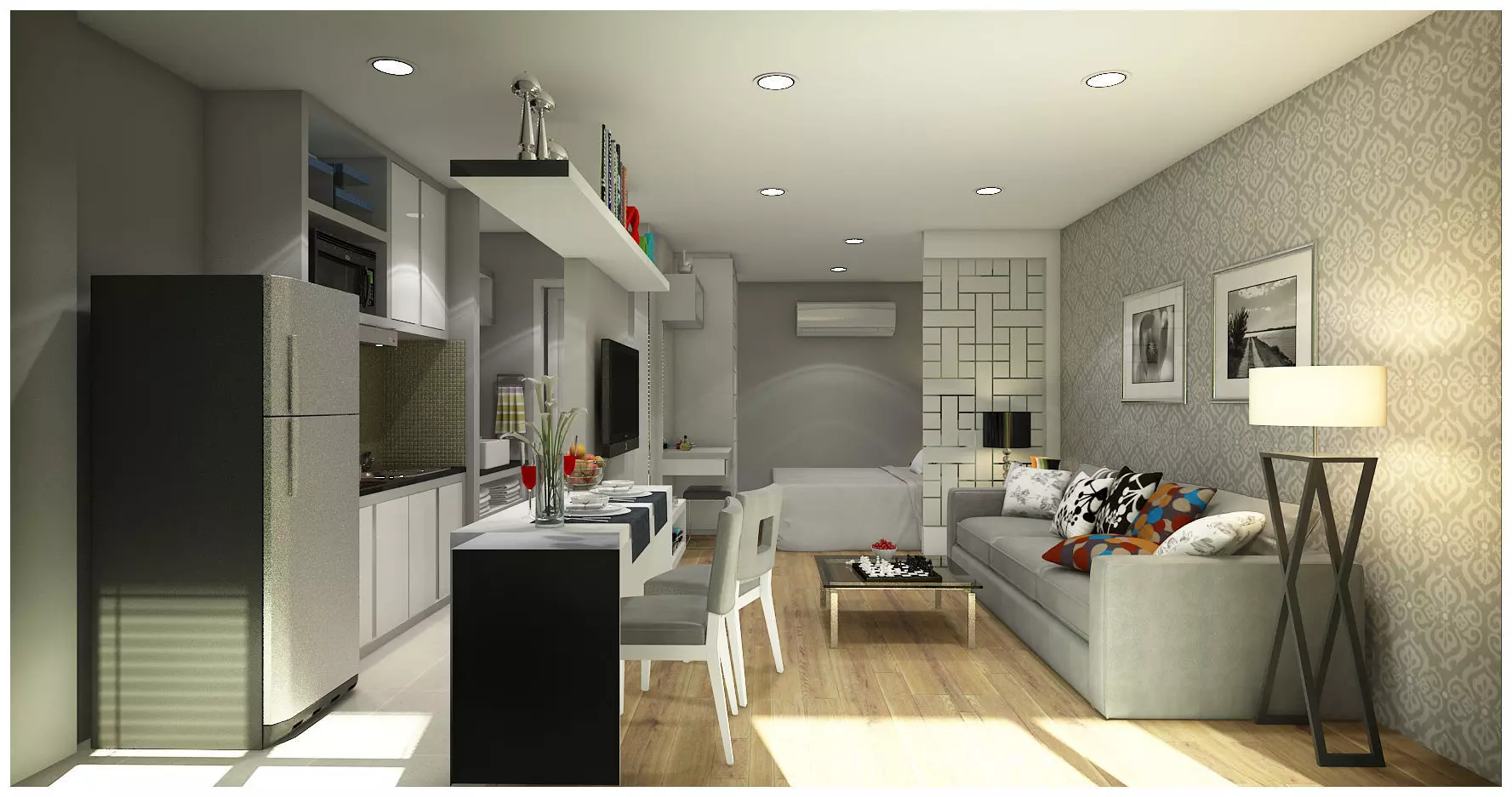 condominium suite 3D model_0