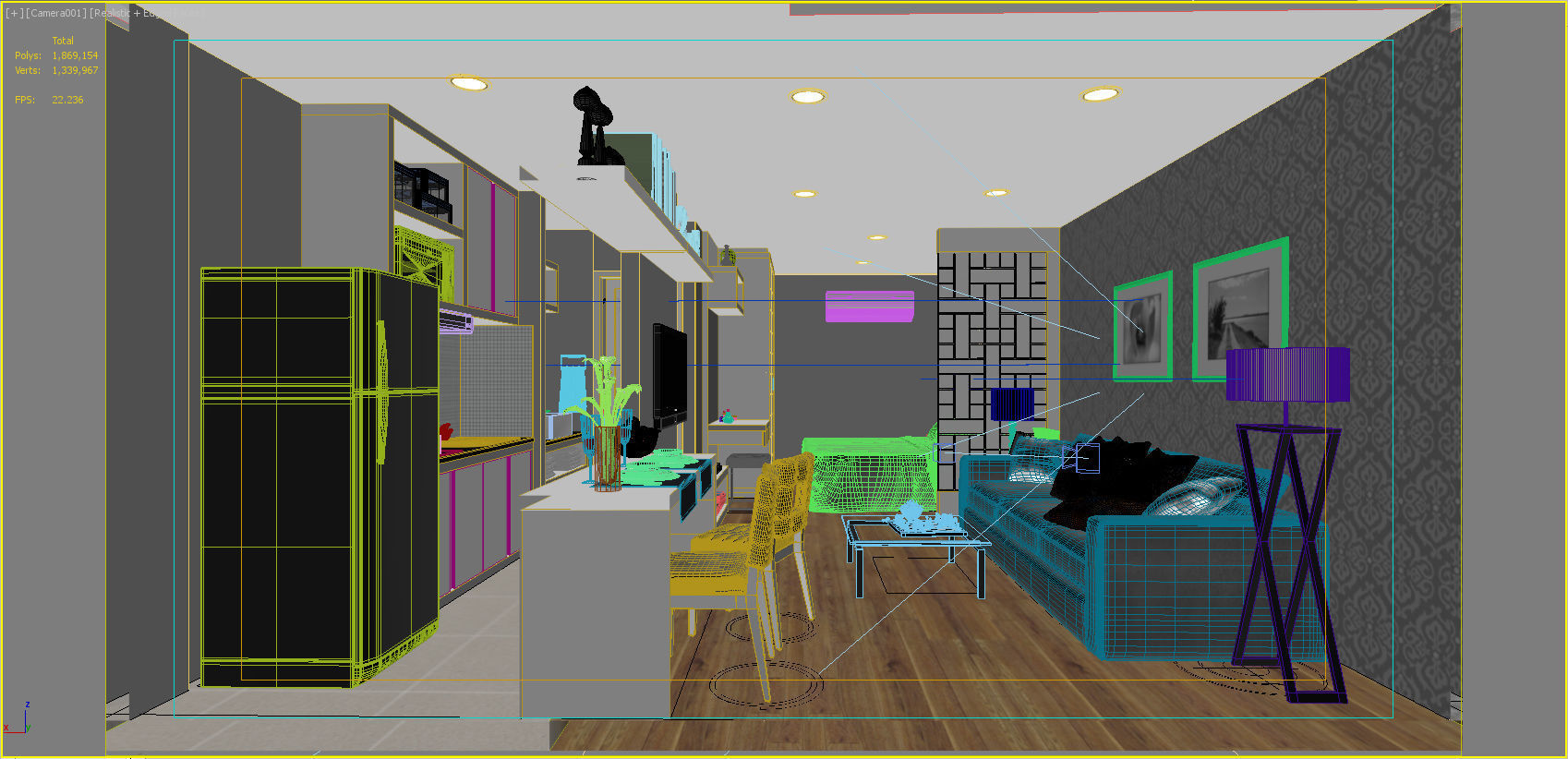 condominium suite 3D model_5