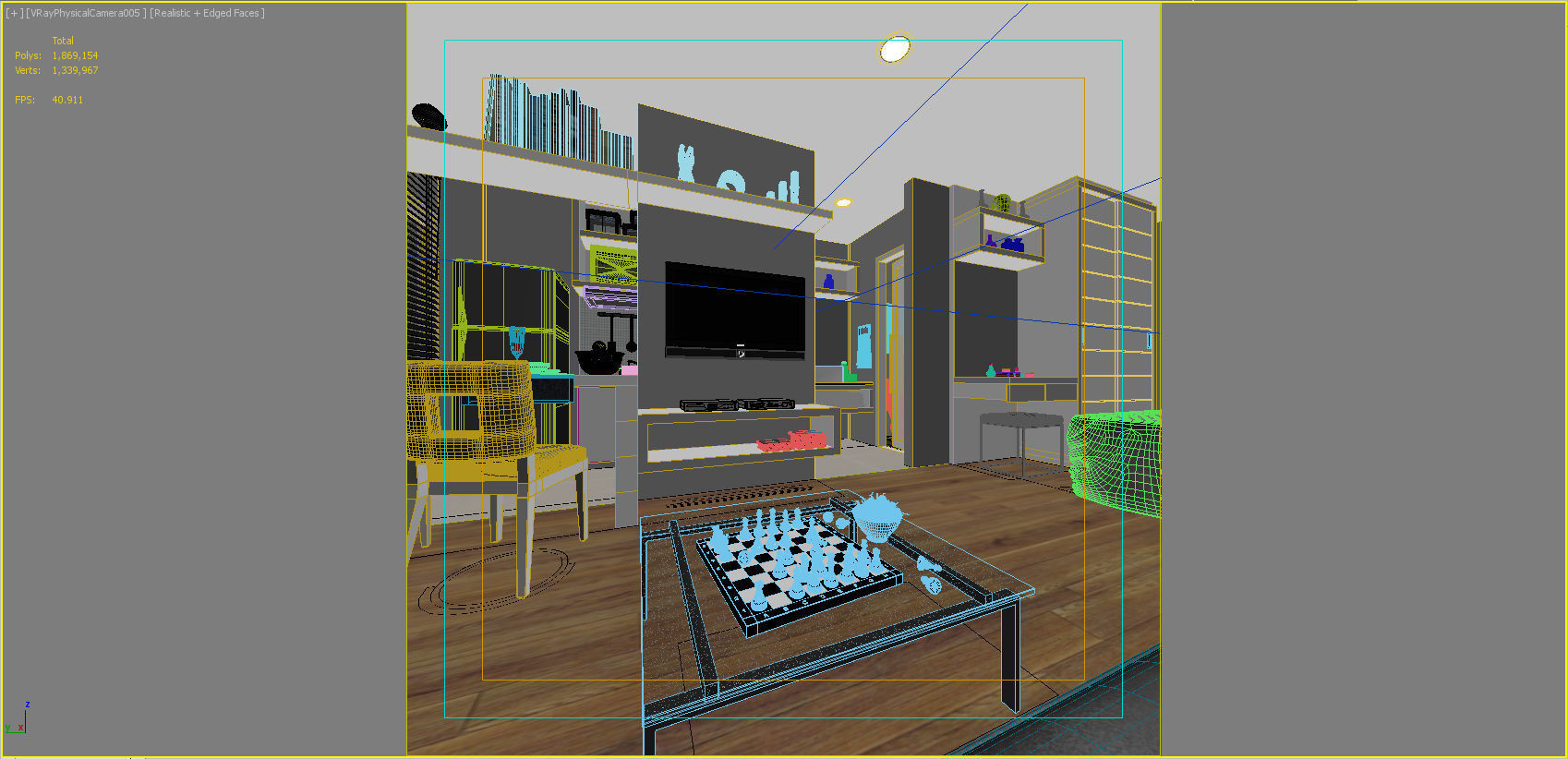 condominium suite 3D model_9