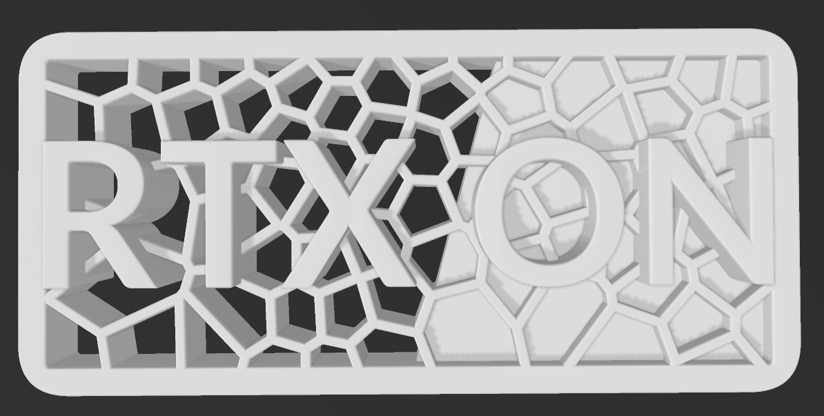 Gamer signs for RTX ON 3D print model_19