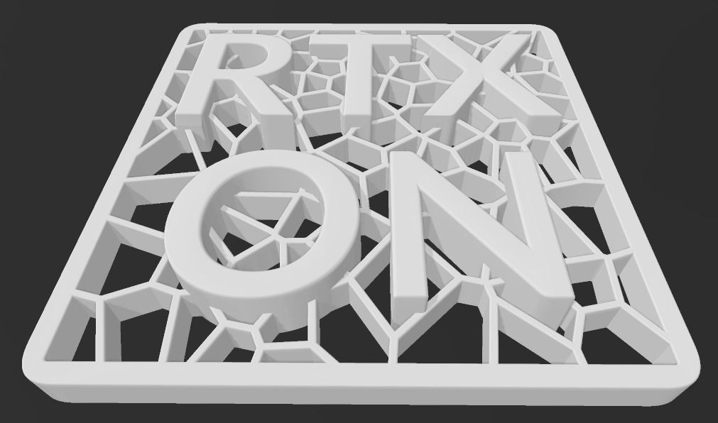 Gamer signs for RTX ON 3D print model_18