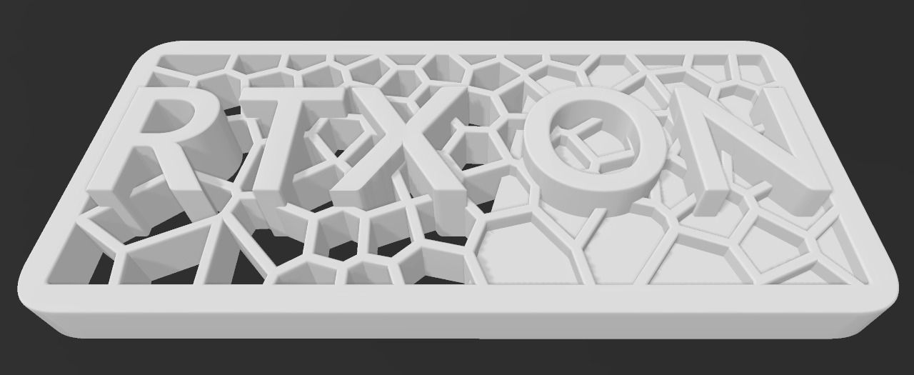 Gamer signs for RTX ON 3D print model_21