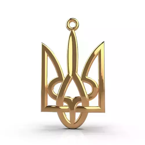Pendant Trident coat of arms of Ukraine