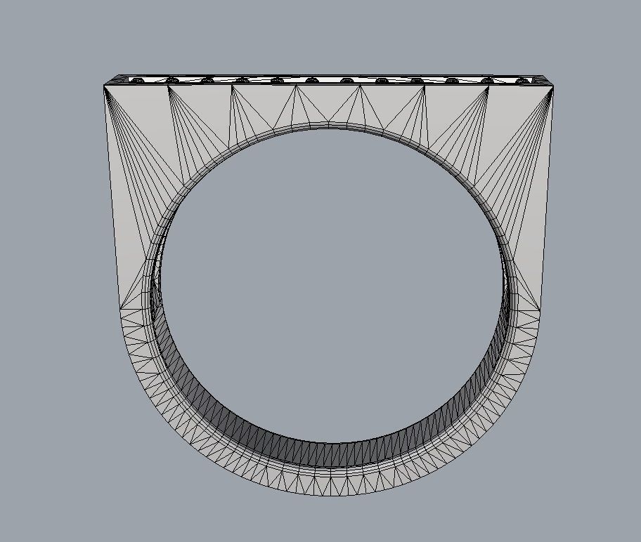 Classic Ring 3D print model_12