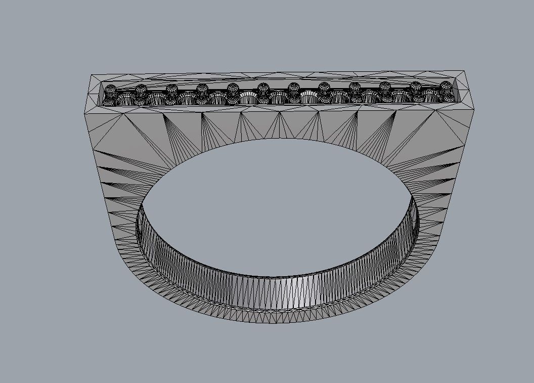 Classic Ring 3D print model_10