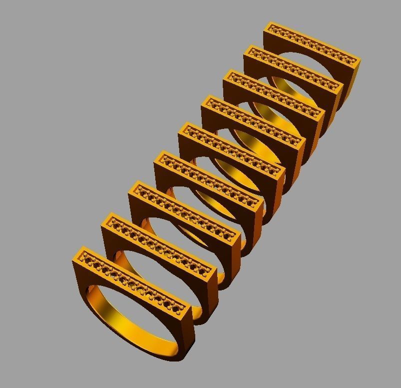 Classic Ring 3D print model_5