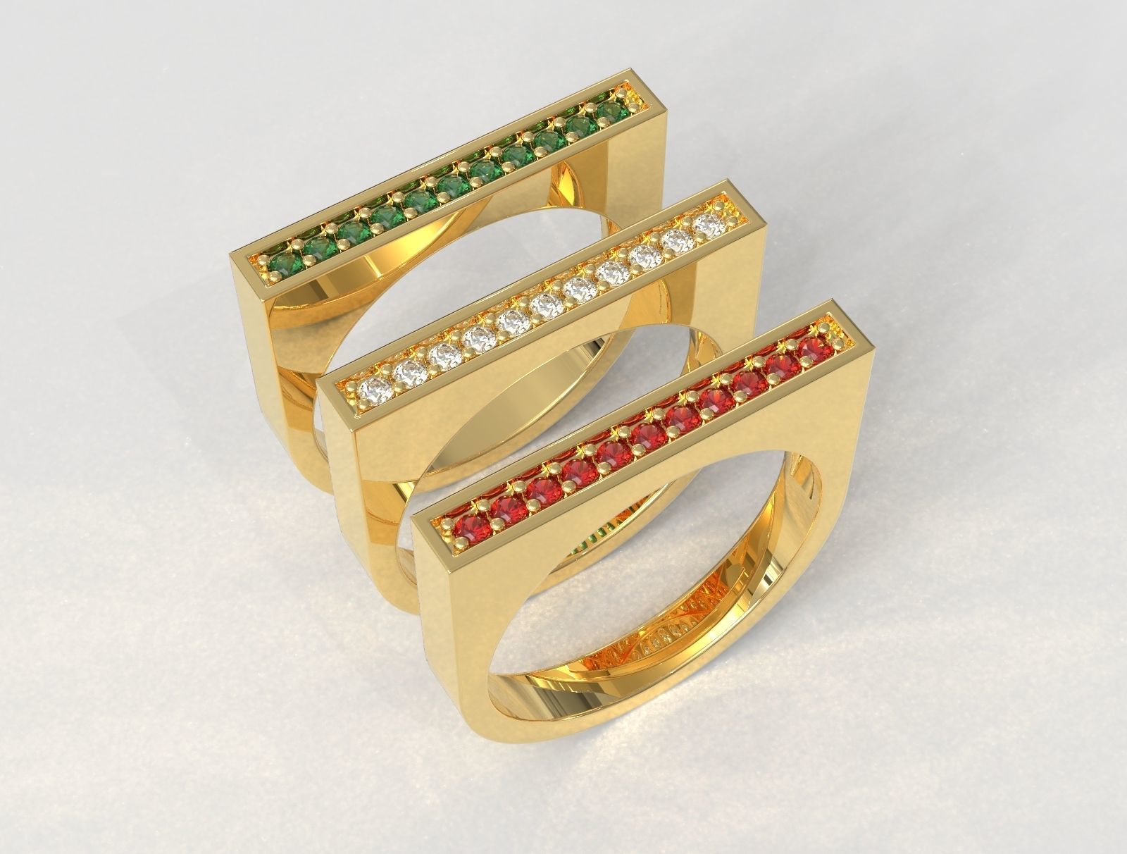 Classic Ring 3D print model_1