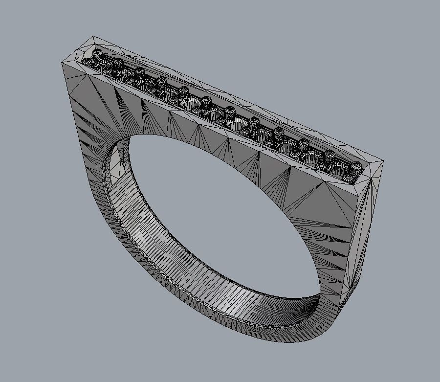 Classic Ring 3D print model_11