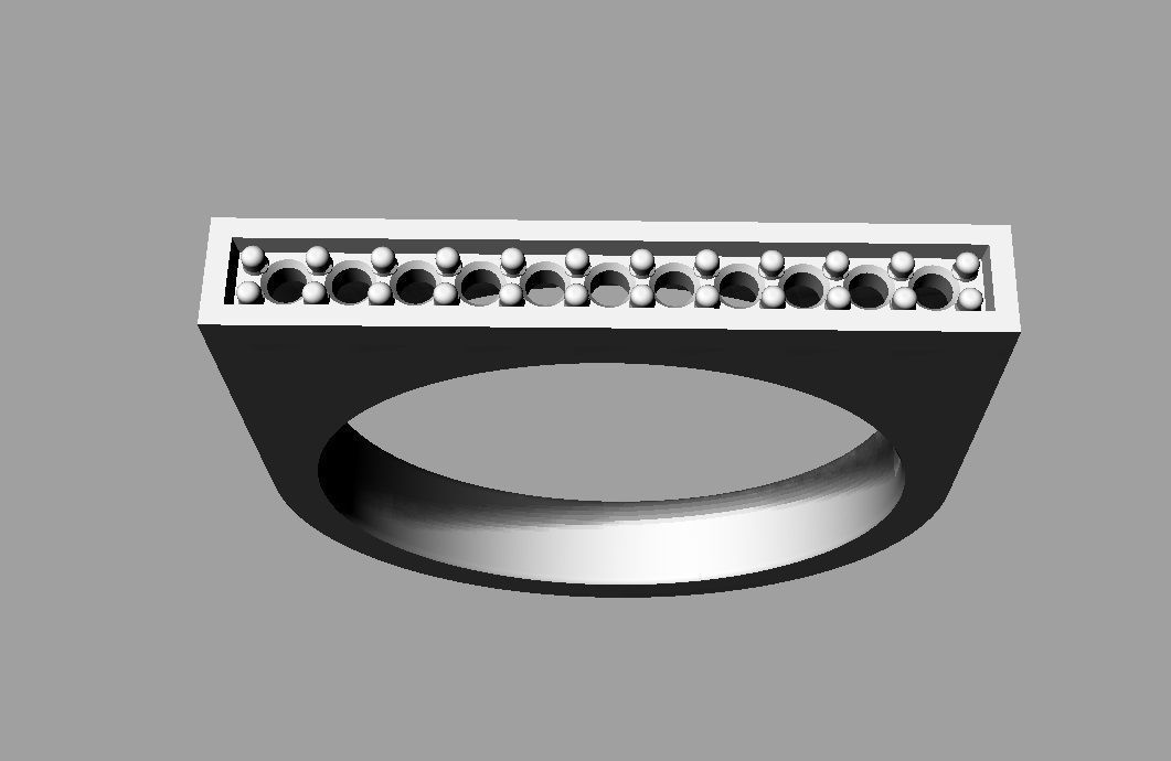 Classic Ring 3D print model_14