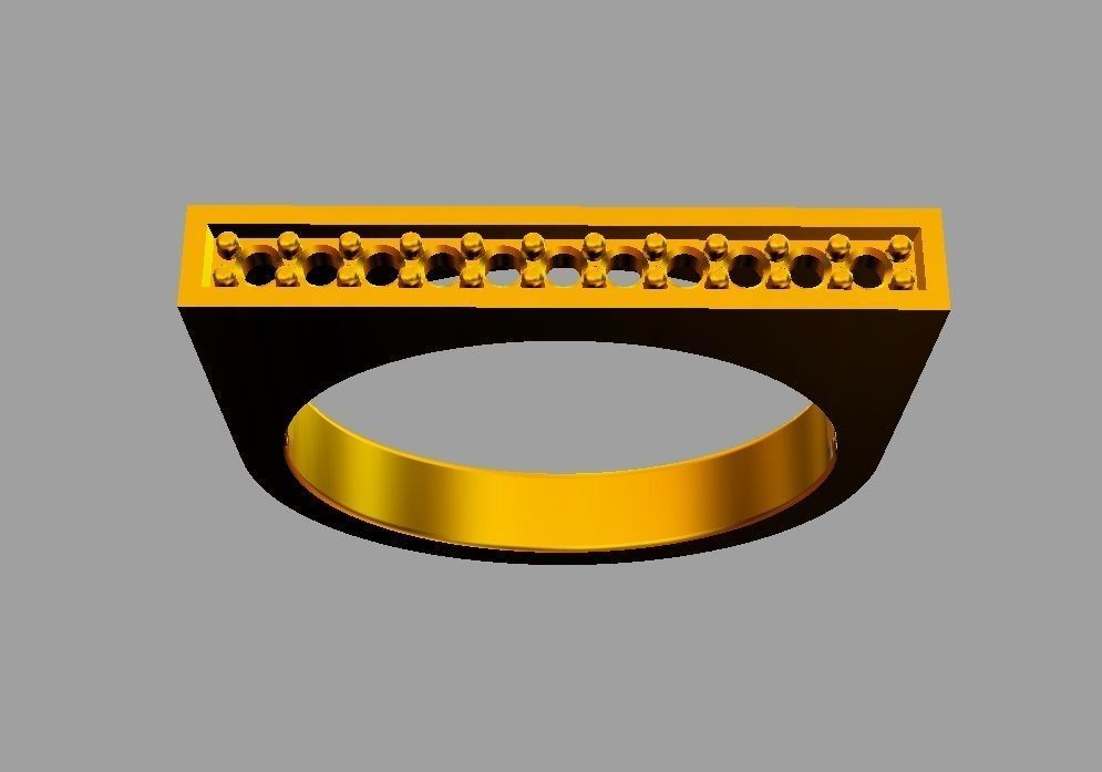 Classic Ring 3D print model_8