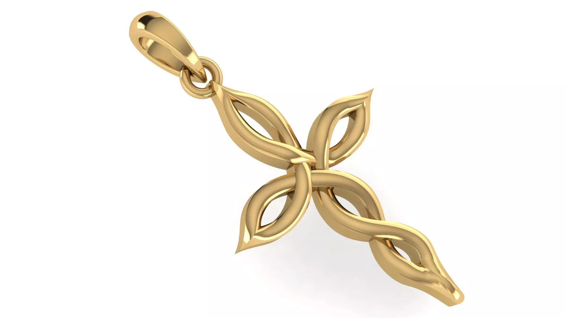 CROSS PENDANT CR184 3D print model_0