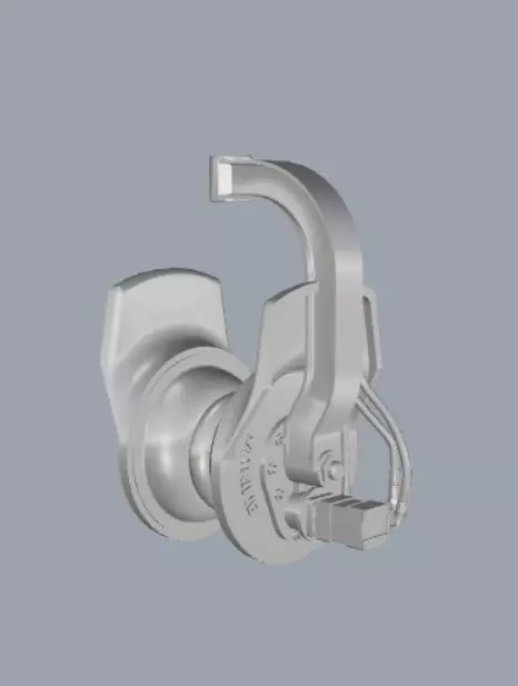 Net Hauler Power Block for fishing boat style 1 3D print model_0