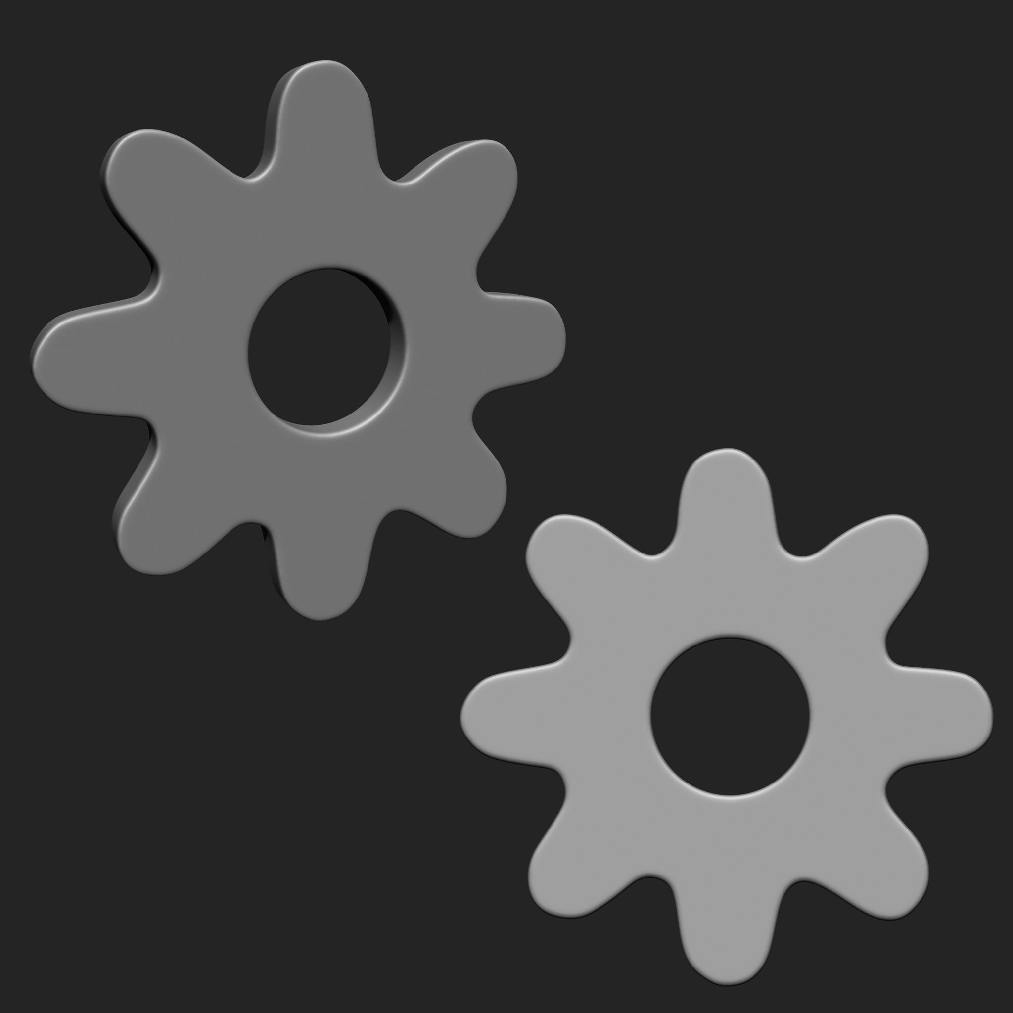 Steampunk Gears IMM Brush Pack 21 in One 3D model_6