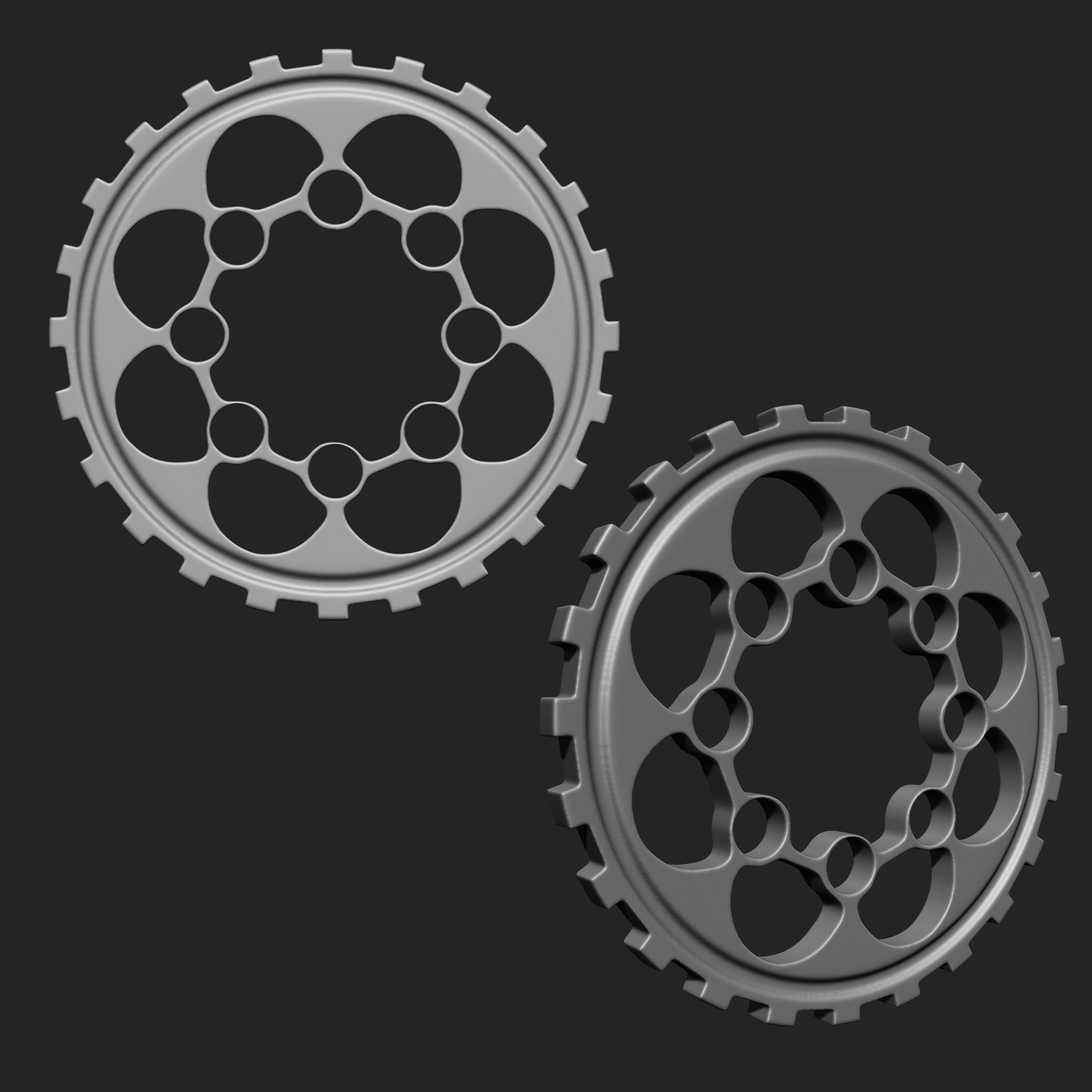 Steampunk Gears IMM Brush Pack 21 in One 3D model_18
