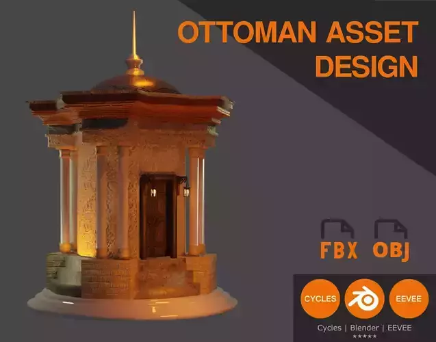 TURKISH OTTOMAN BUILD GAME ASSET