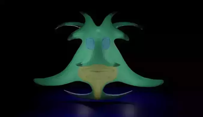 Sea Hipno Lp Low-poly 3D model