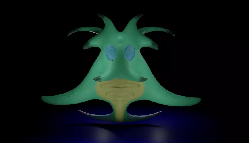 Sea Hipno Lp Low-poly 3D model_0