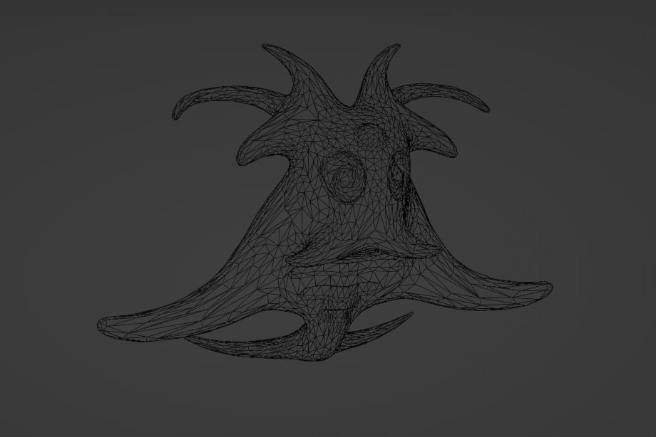 Sea Hipno Lp Low-poly 3D model_3