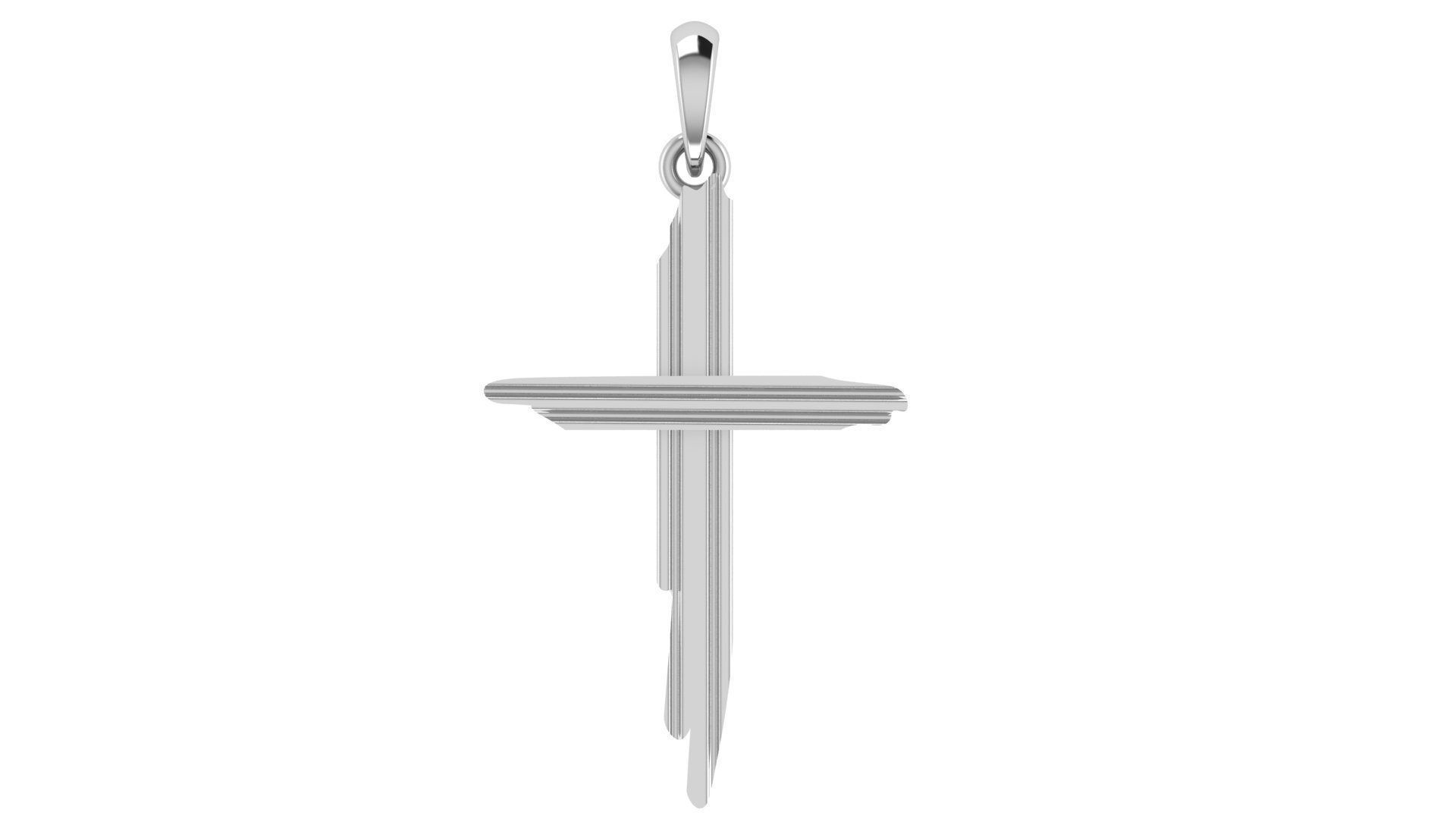 CROSS PENDANT CR190 3D print model_6