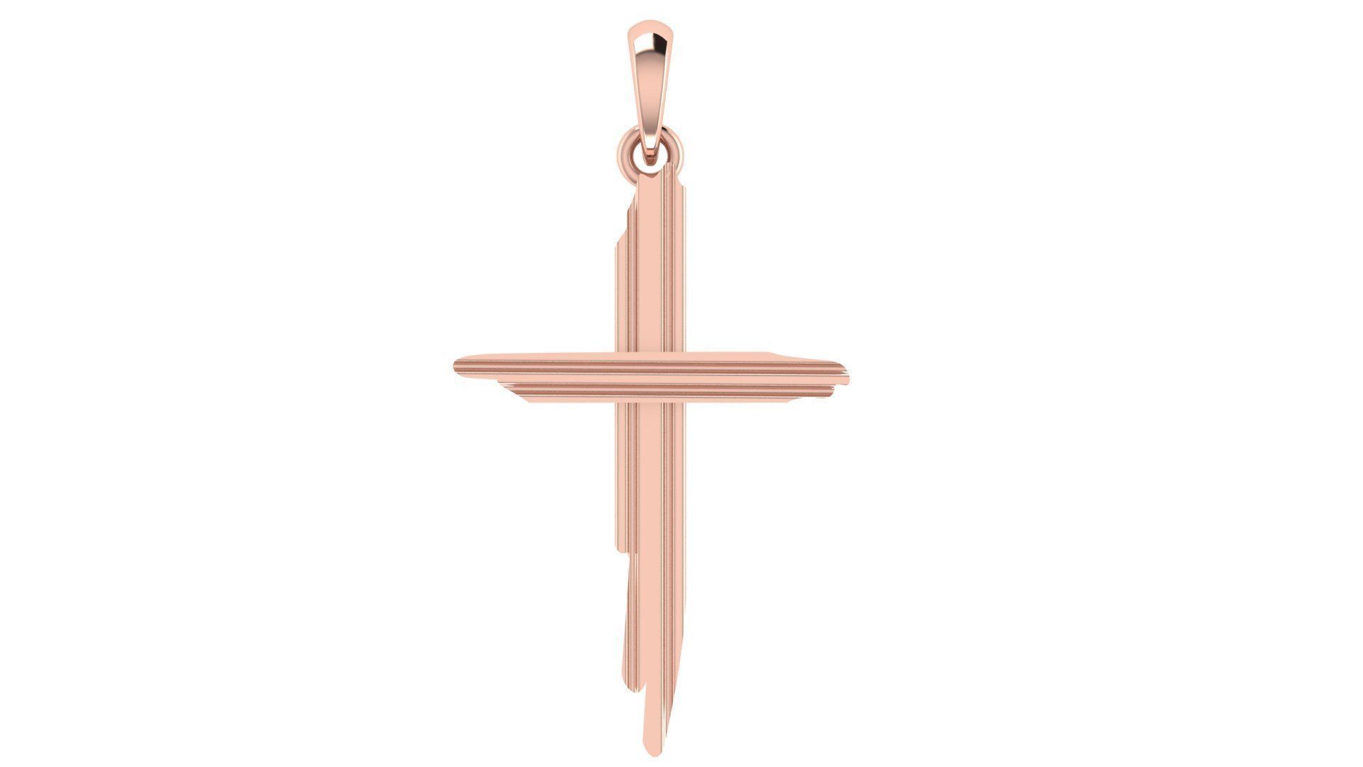 CROSS PENDANT CR190 3D print model_5