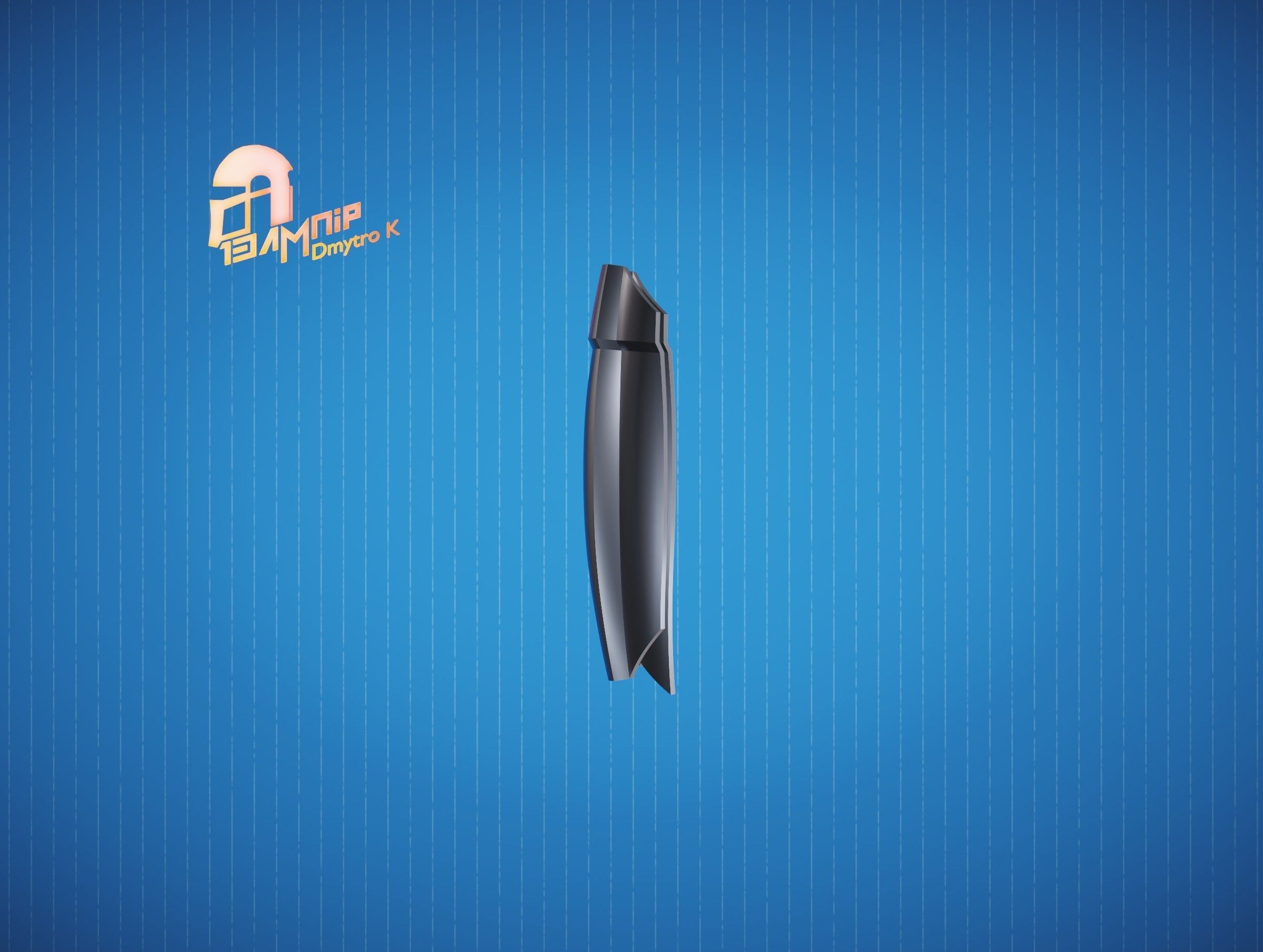 Custom Mandalorian Thigh Armor 1 3D print model_2