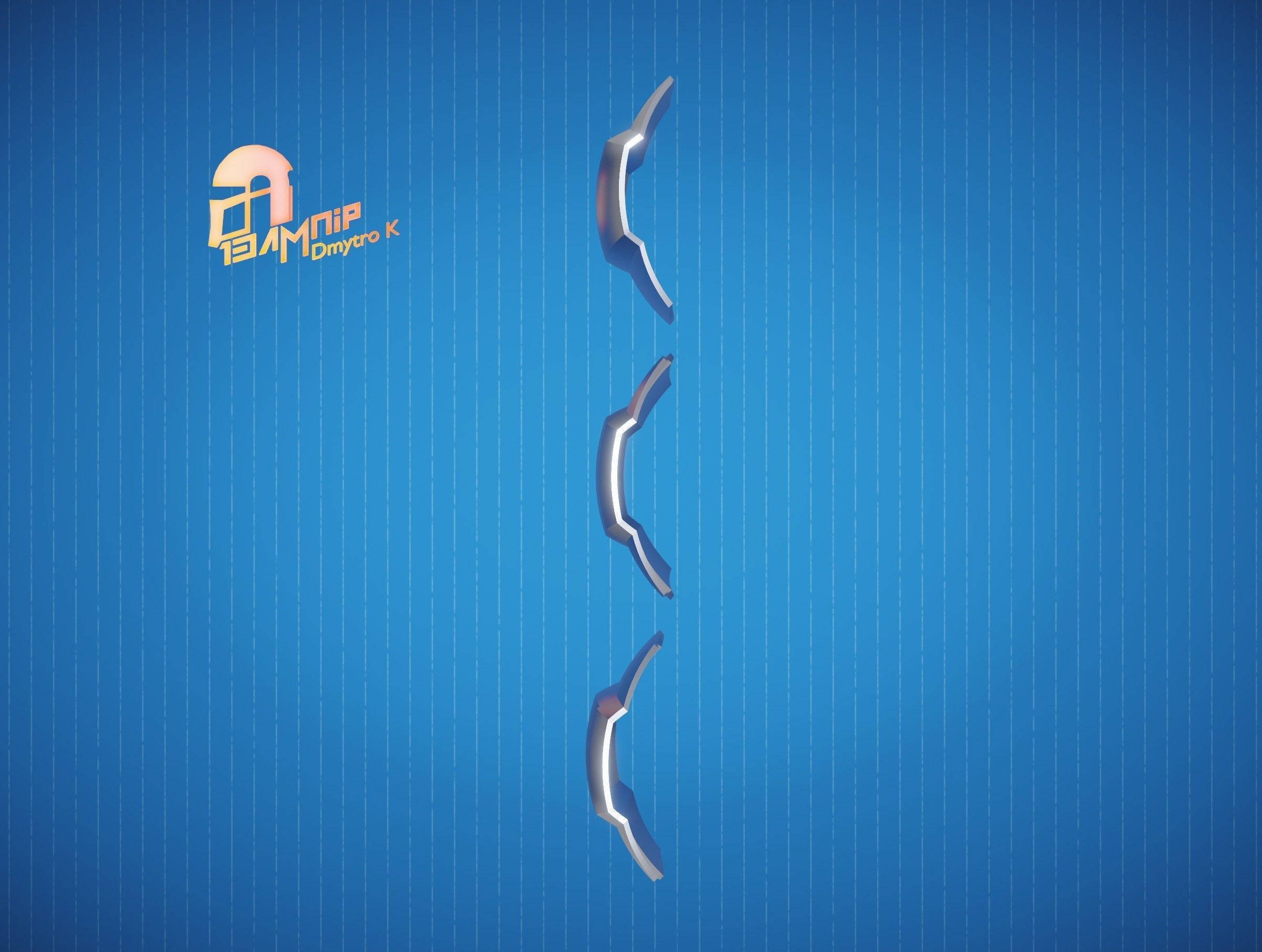 Custom Mandalorian Thigh Armor 1 3D print model_11