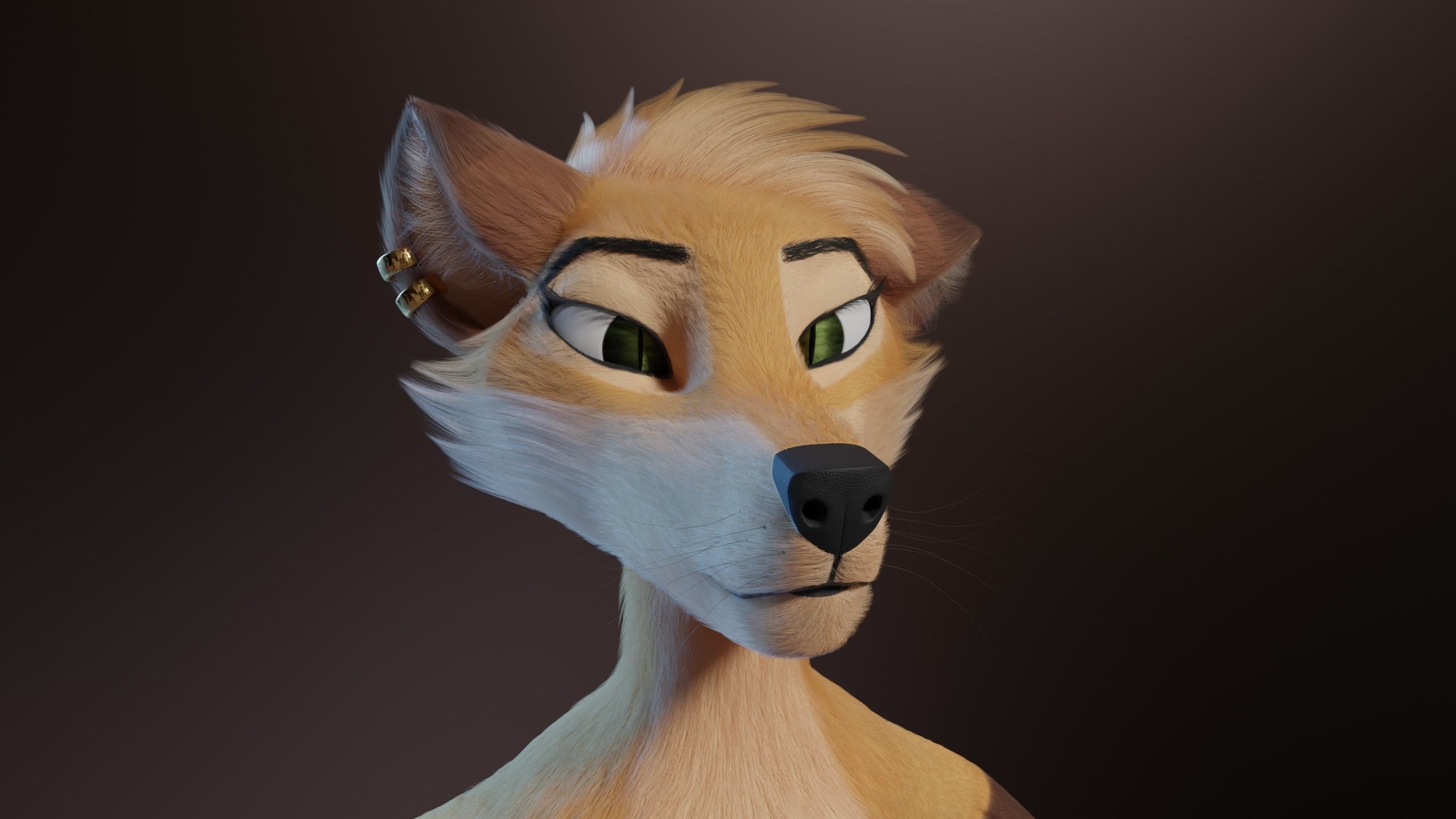 Catalina Anthro Fox 3D model_33