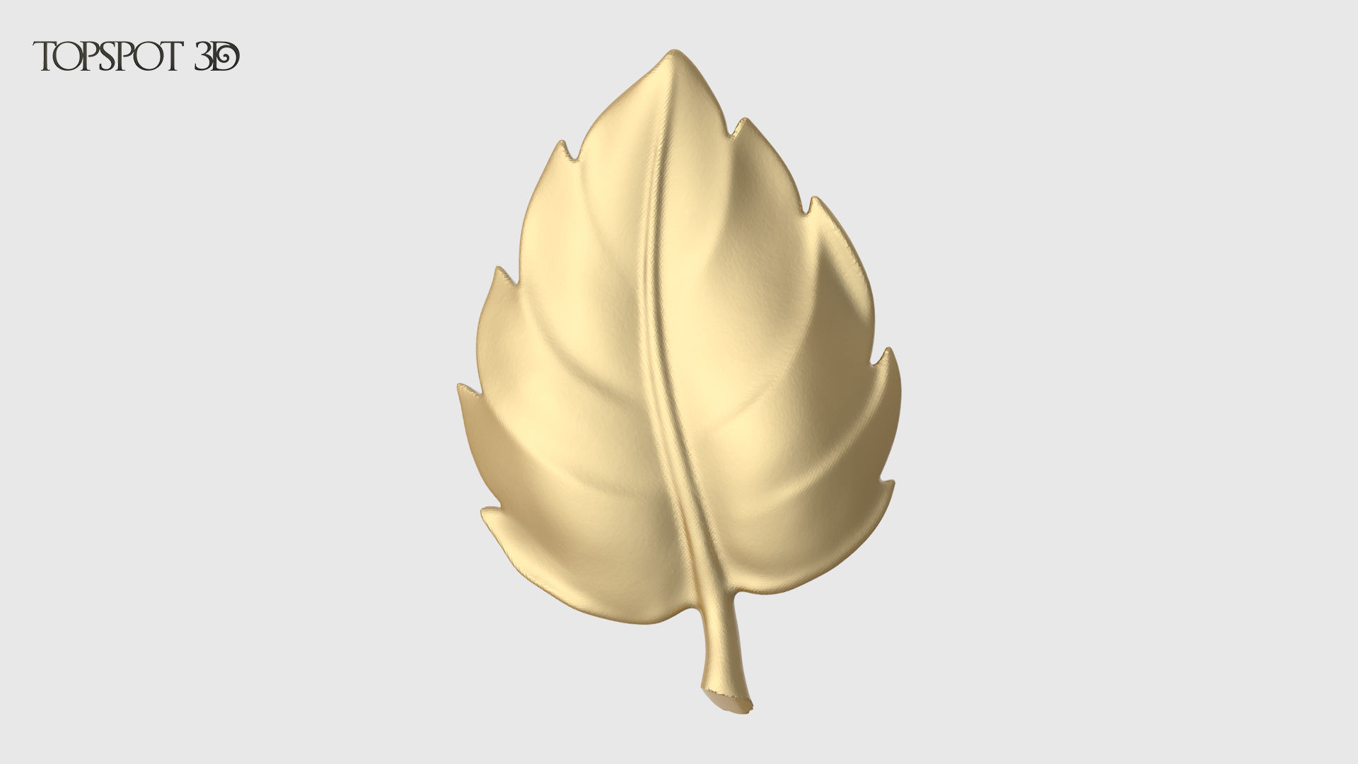 Rose Buds And Leaves Set 3D print model_19