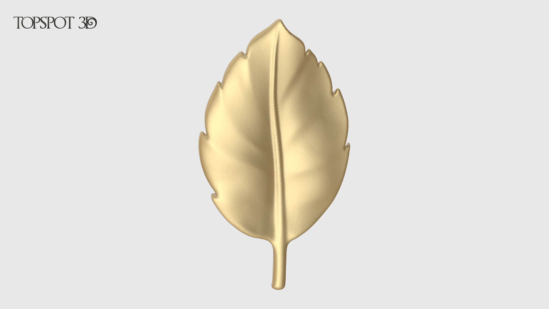 Rose Buds And Leaves Set 3D print model_20
