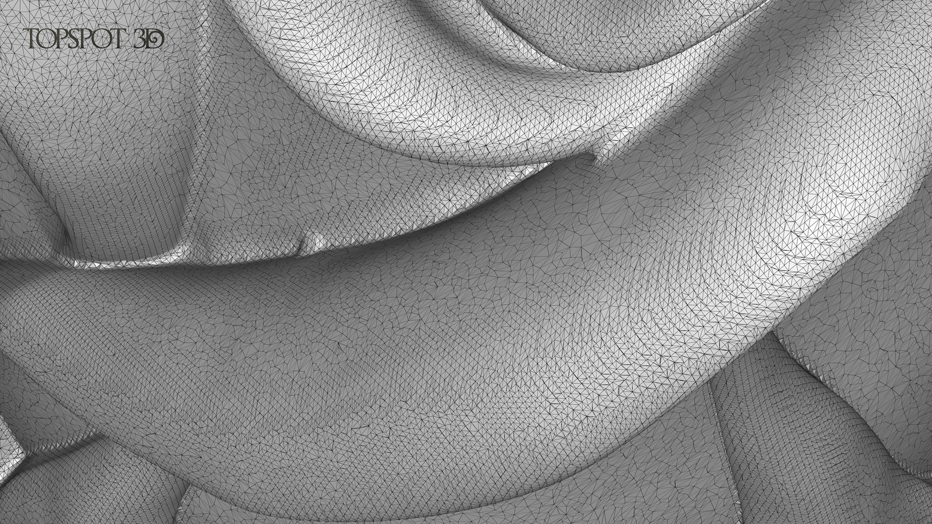 Rose Buds And Leaves Set 3D print model_34